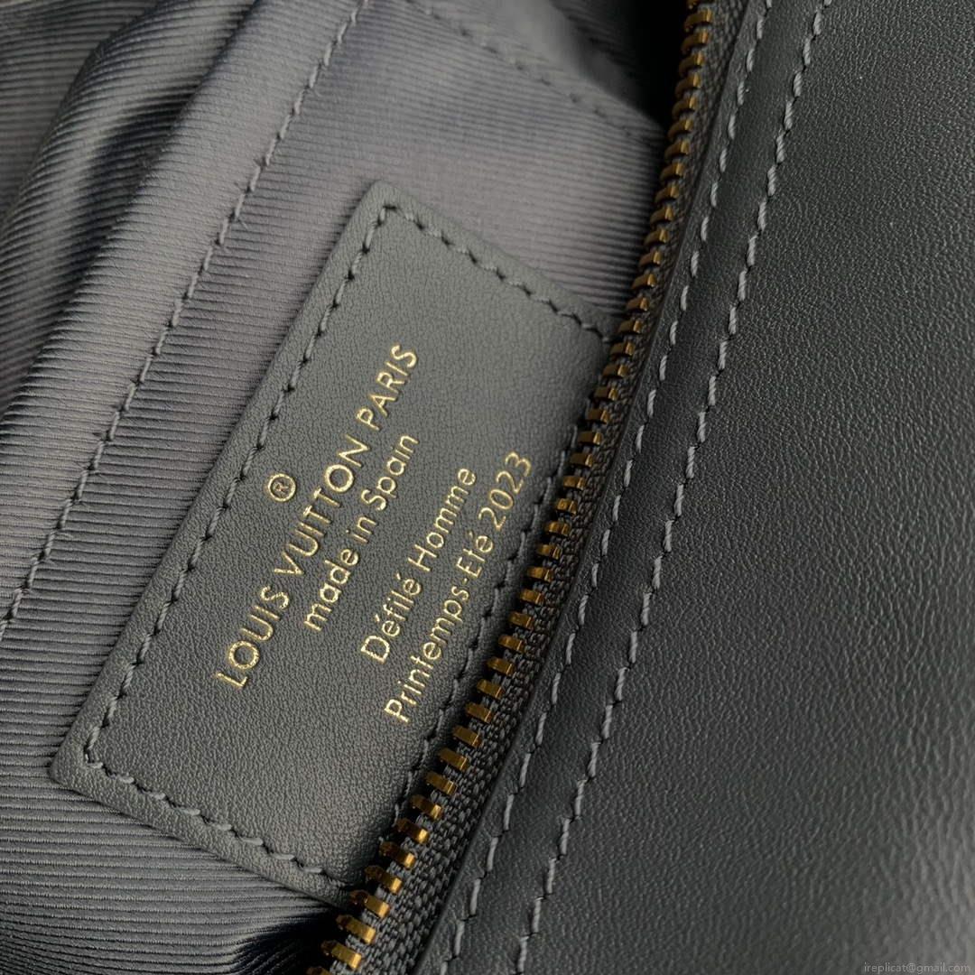 LV M21812 Louis Vuitton Cruiser Messenger Bag Dark Shadow Grey