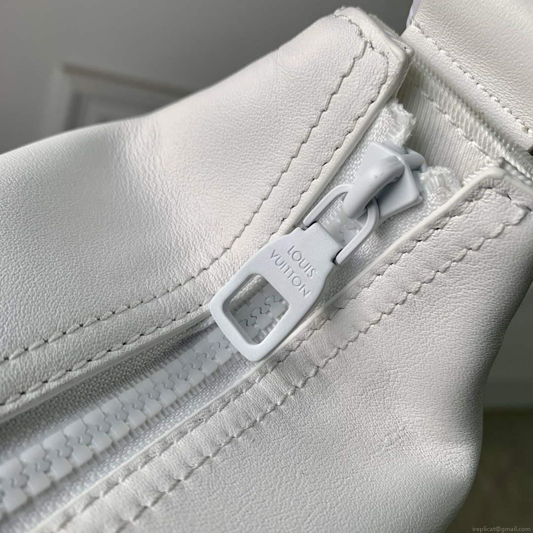 LV M21812 Louis Vuitton Cruiser Messenger Bag White