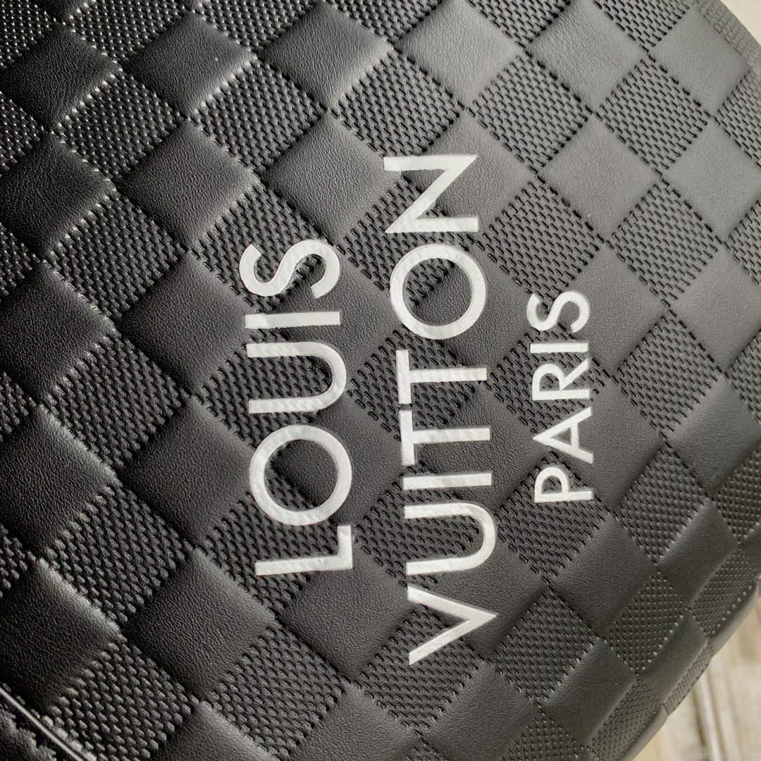 LV N40443 Louis Vuitton Keepall Bandoulière 50 Bag Black Graphite