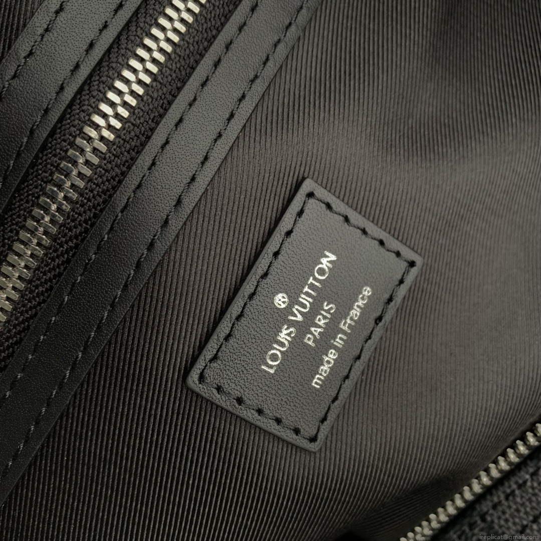 LV N40443 Louis Vuitton Keepall Bandoulière 50 Bag Black Graphite