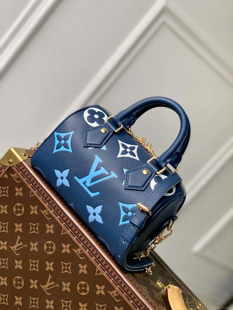 LV M46517 Louis Vuitton Speedy Bandoulière 20 Gradient Blue