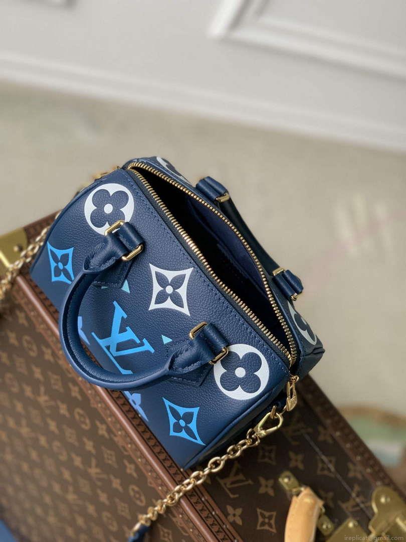 LV M46517 Louis Vuitton Speedy Bandoulière 20 Gradient Blue