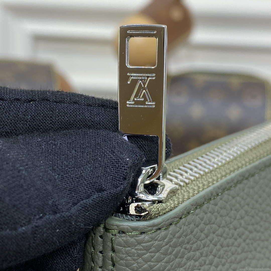 LV M69837 Louis Vuitton Takeoff Pouch Bag ArmyGreen