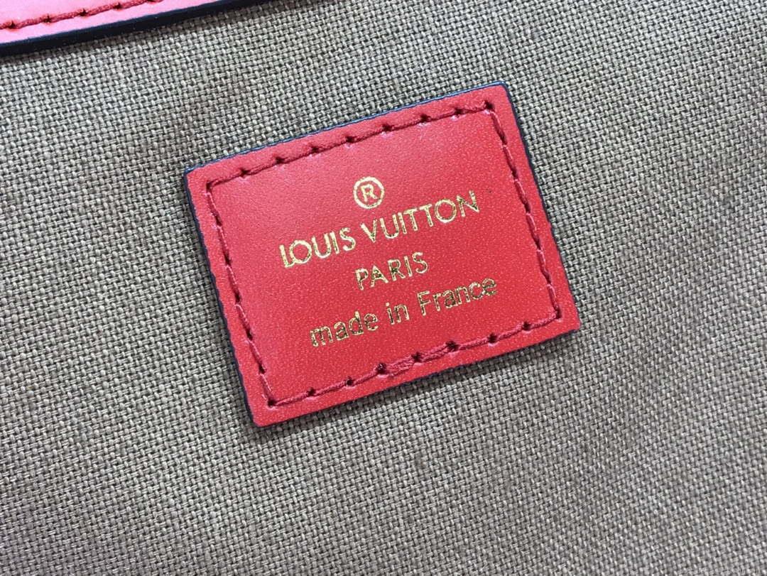 Louis Vuitton LV M44740 Keepall Bandoulière 50 Monogram Bag Red