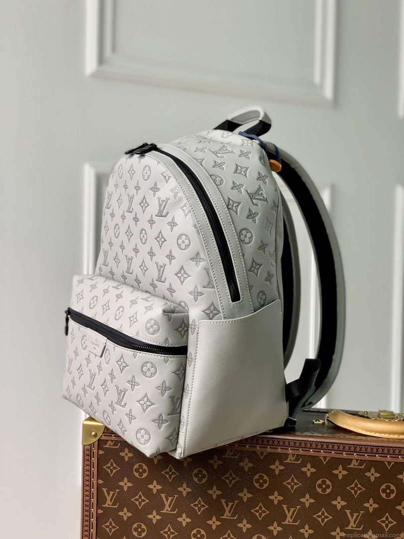 LV M46557 Louis Vuitton Discovery Backpack Bag Anthracite Gray