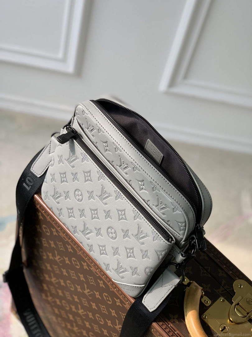 LV M46603 Louis Vuitton Trio Messenger Anthracite Gray
