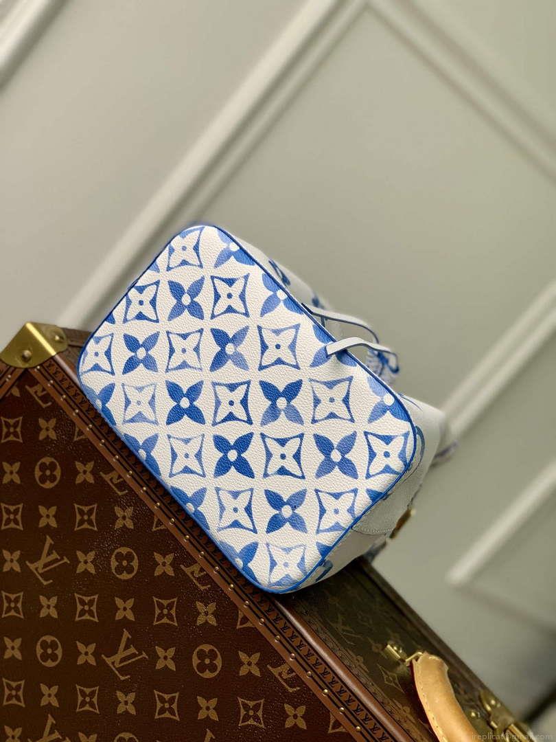 LV M22986 Louis Vuitton Néonoé BB Bucket Bag Bule