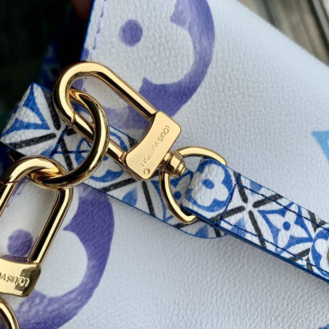 LV M22986 Louis Vuitton Néonoé BB Bucket Bag Bule