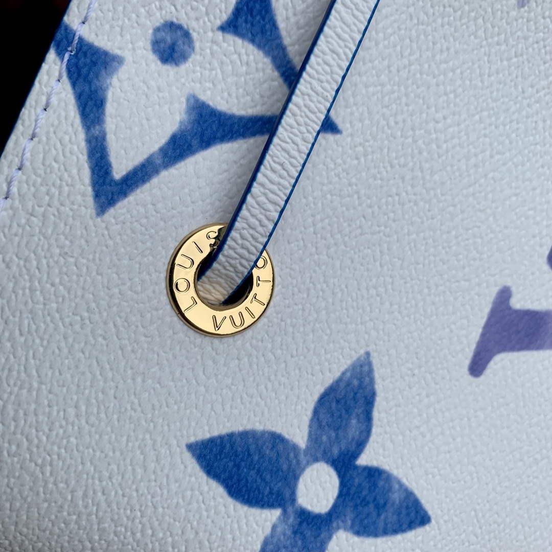 LV M22986 Louis Vuitton Néonoé BB Bucket Bag Bule