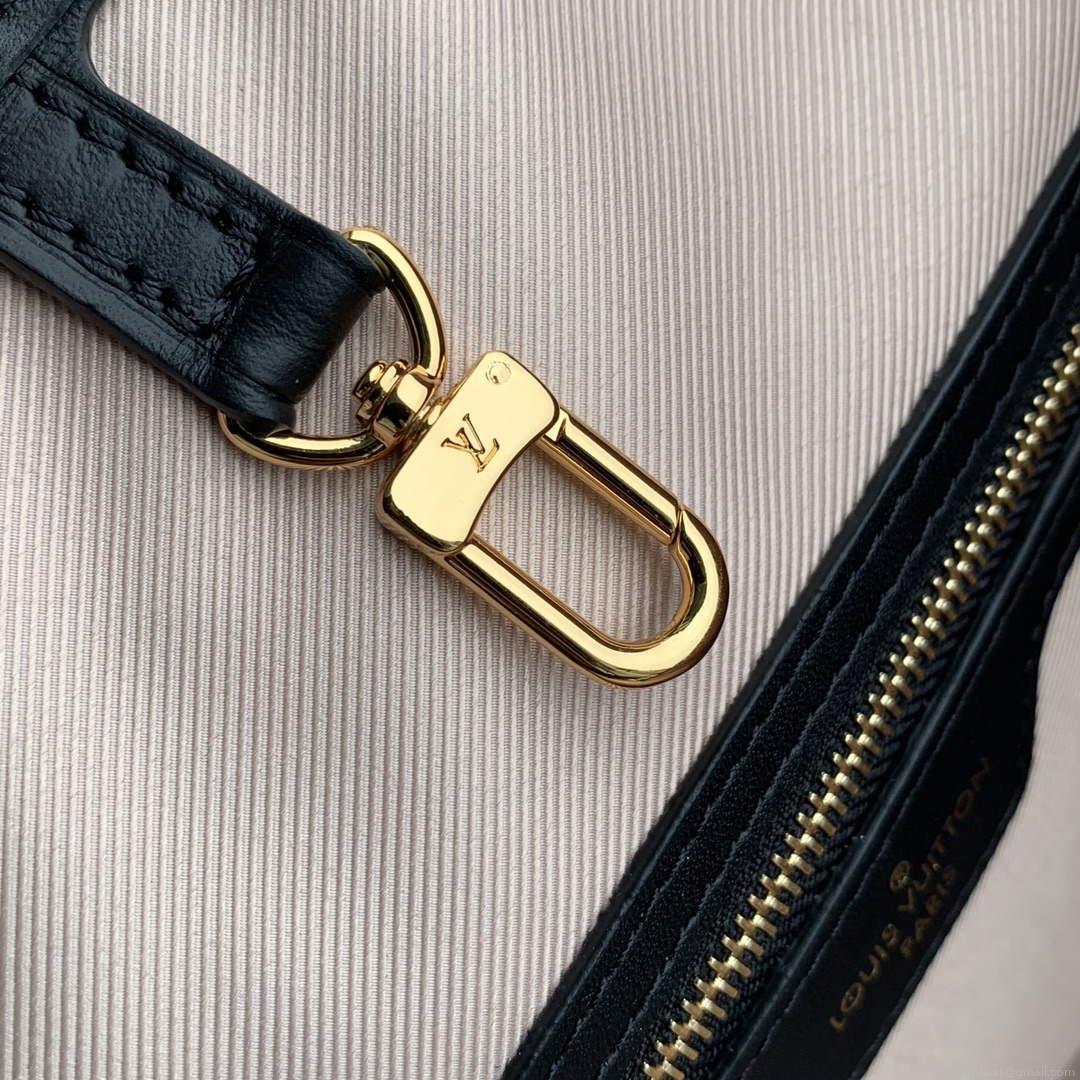 LV M22838 Louis Vuitton Neverfull MM Tote Bag Black