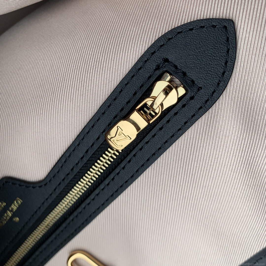 LV M22838 Louis Vuitton Neverfull MM Tote Bag Black