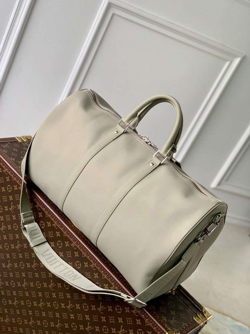 LV M22609 Louis Vuitton Keepall Bandoulière 50 Bag Sage