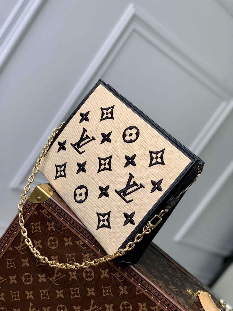 LV M82521 Louis Vuitton Toiletry Pouch On Chain Bag Black