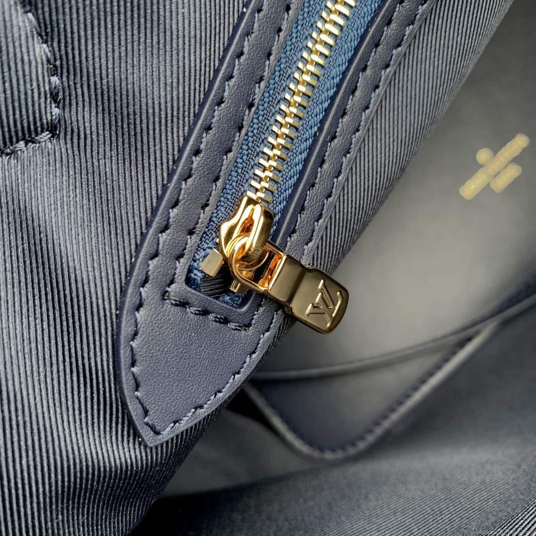 LV M22921 Louis Vuitton Neverfull MM Tote Bag Blue