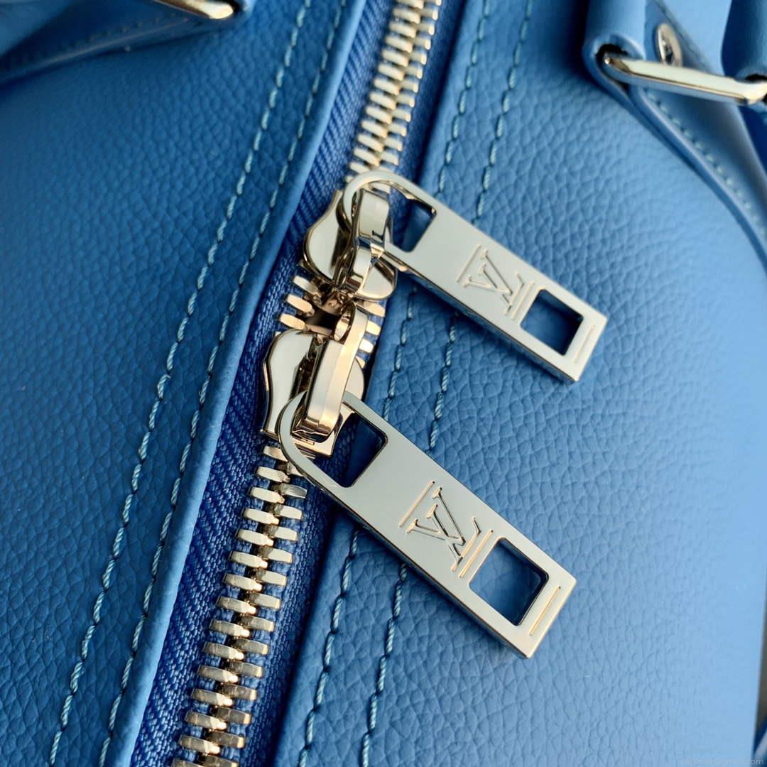 LV M22609 Louis Vuitton Keepall Bandoulière 50 Bag Blue