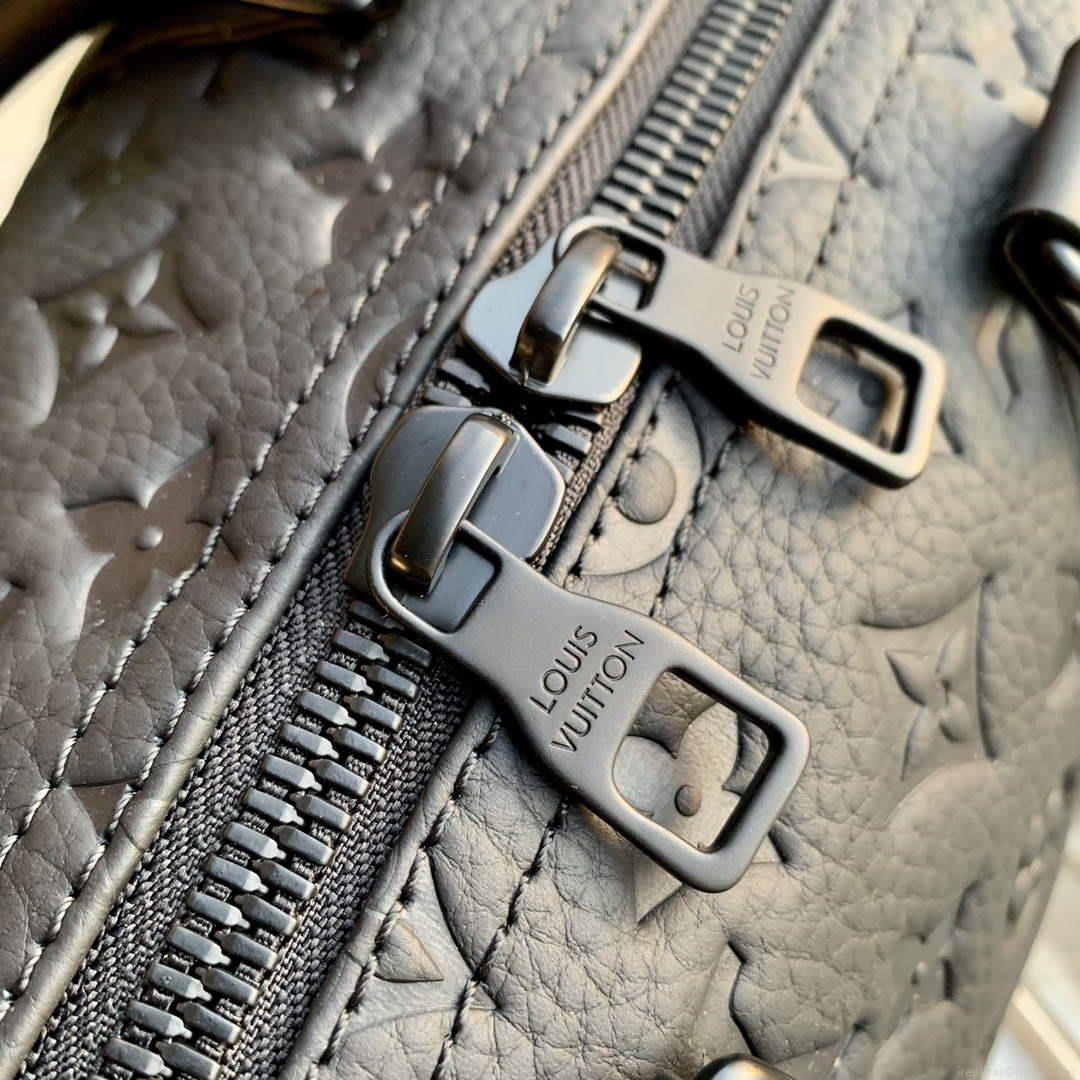 LV M22765 Louis Vuitton Keepall Bandoulière 35 Bag Black