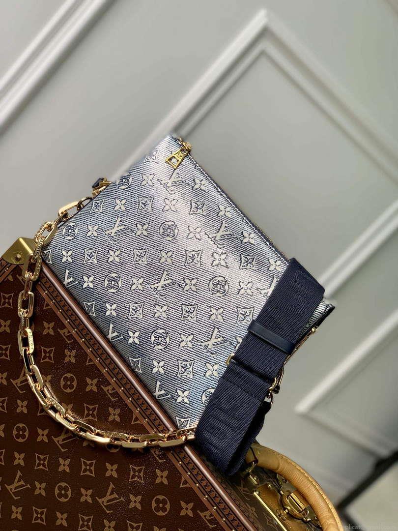 LV M23071 Louis Vuitton Coussin PM Handbag Blue