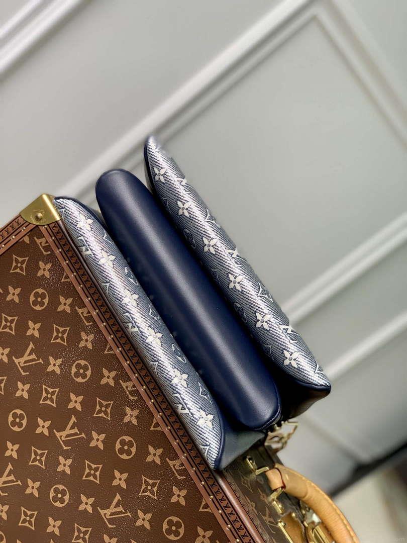 LV M23071 Louis Vuitton Coussin PM Handbag Blue