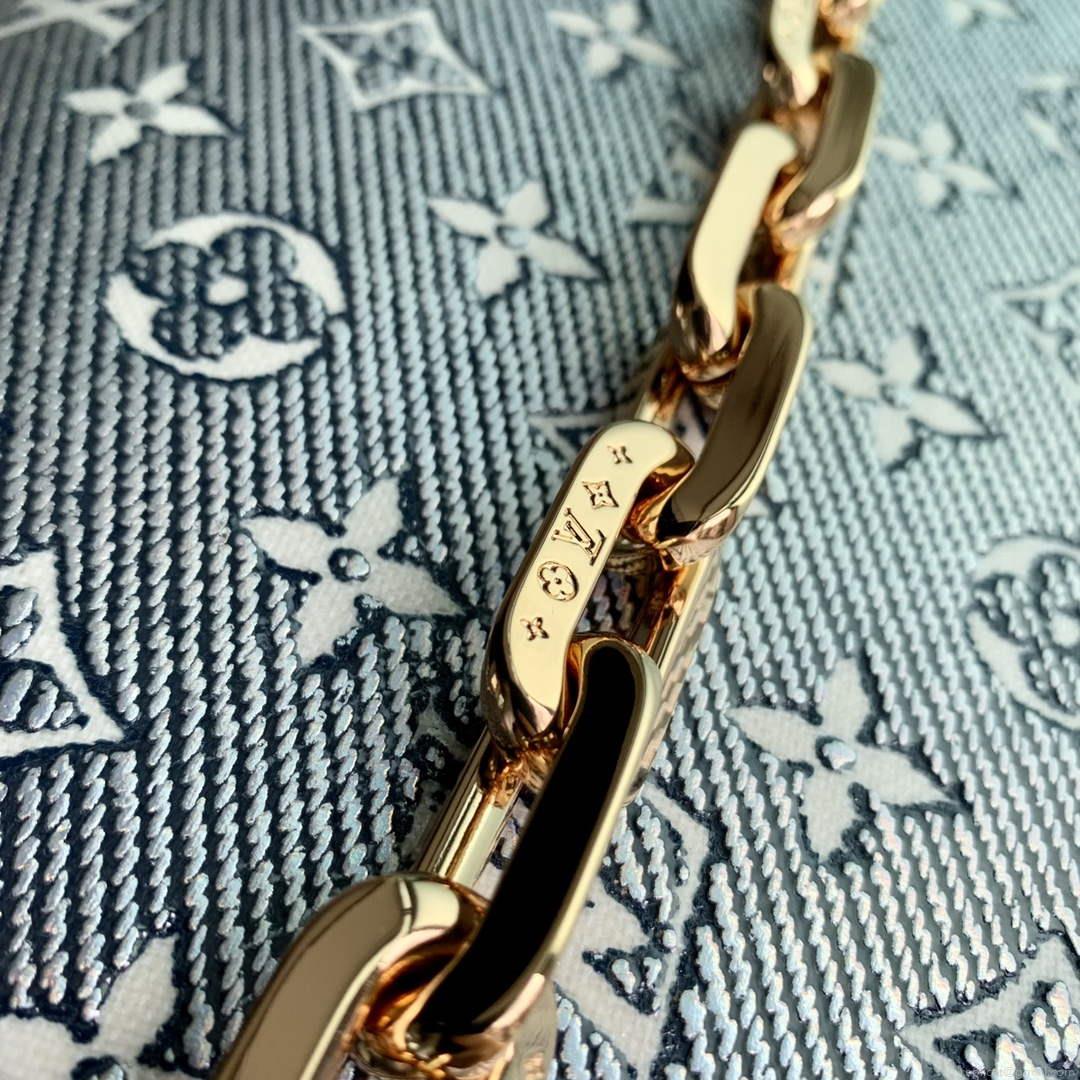 LV M23071 Louis Vuitton Coussin PM Handbag Blue