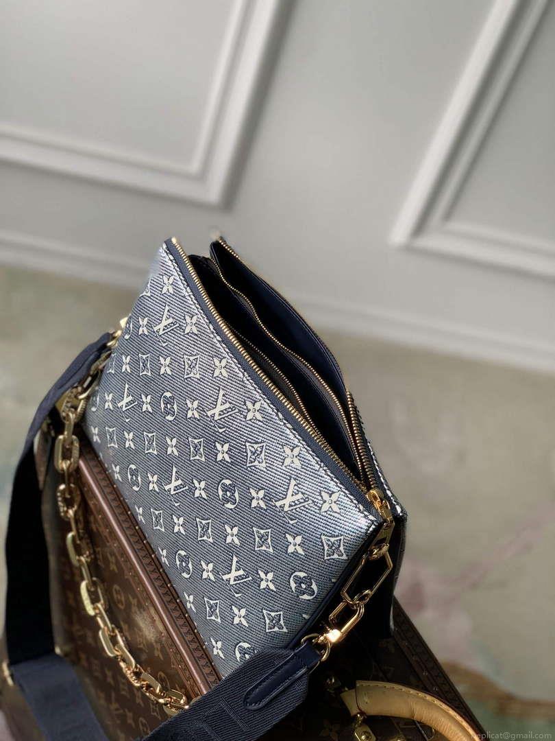 LV M23071 Louis Vuitton Coussin PM Handbag Blue