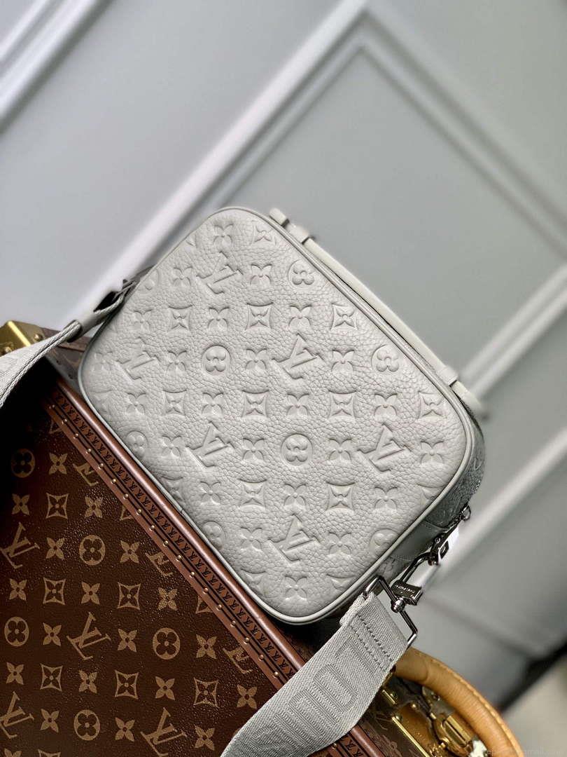 LV M23152 Louis Vuitton S-Lock Messenger Bag Mineral Gray