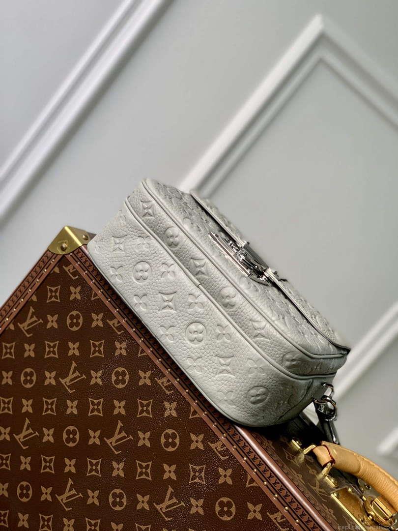 LV M23152 Louis Vuitton S-Lock Messenger Bag Mineral Gray