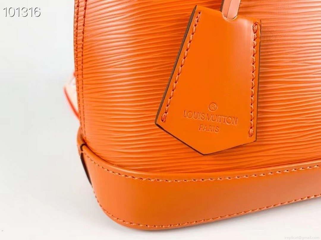 LV M59217 Louis Vuitton Alma BB Epi Handbag Orange