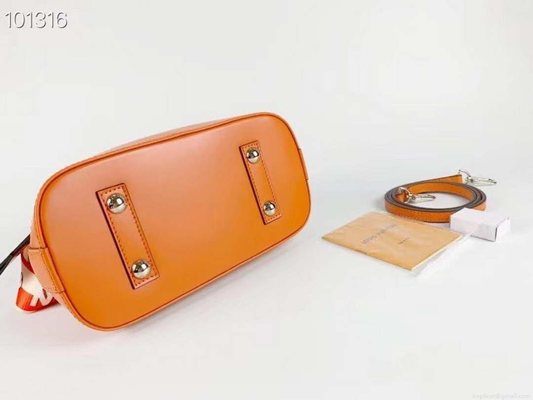 LV M59217 Louis Vuitton Alma BB Epi Handbag Orange