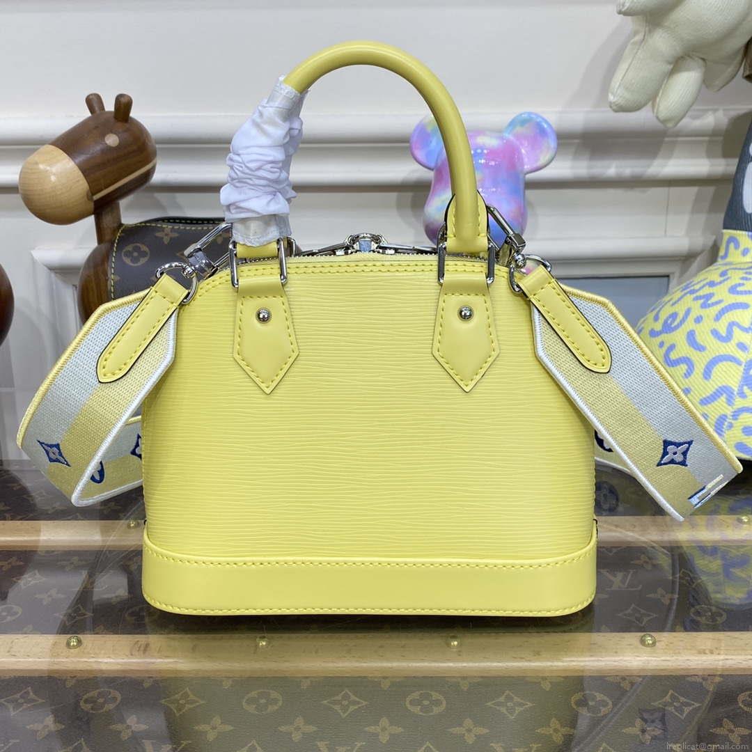 LV M22213 Louis Vuitton Alma BB Epi Handbag Yellow