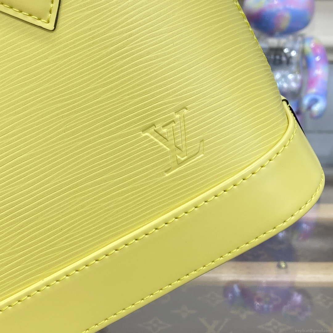 LV M22213 Louis Vuitton Alma BB Epi Handbag Yellow
