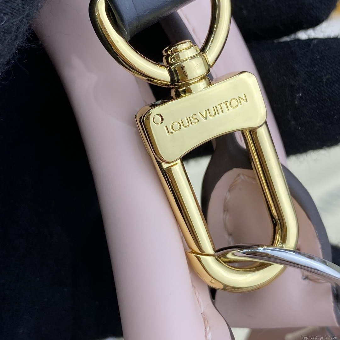 LV M40302 Louis Vuitton Alma BB Epi Handbag Nude with beige