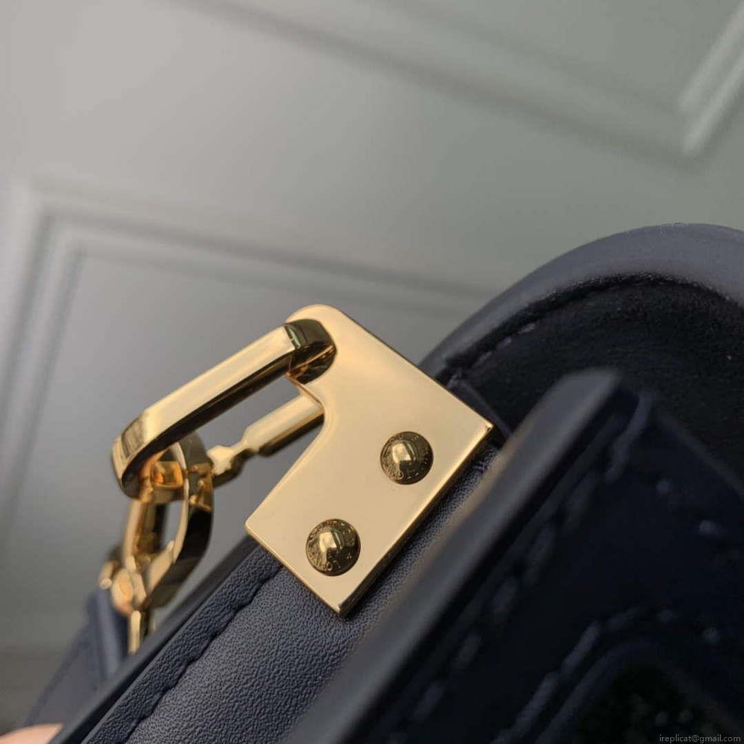 LV M22826 Louis Vuitton Mini Dauphine Handbag Blue