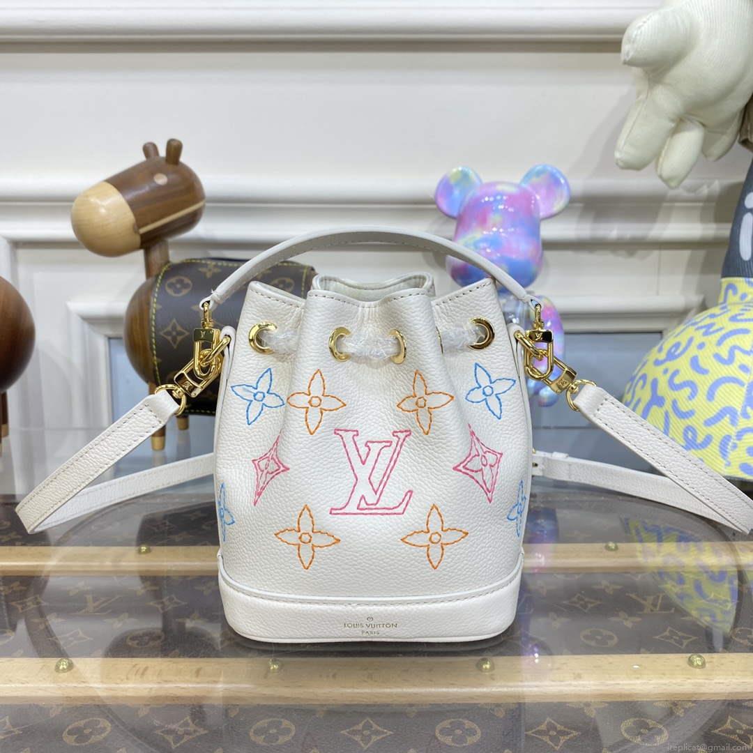 LV M23088 Louis Vuitton Nano Noé Handbag Beige