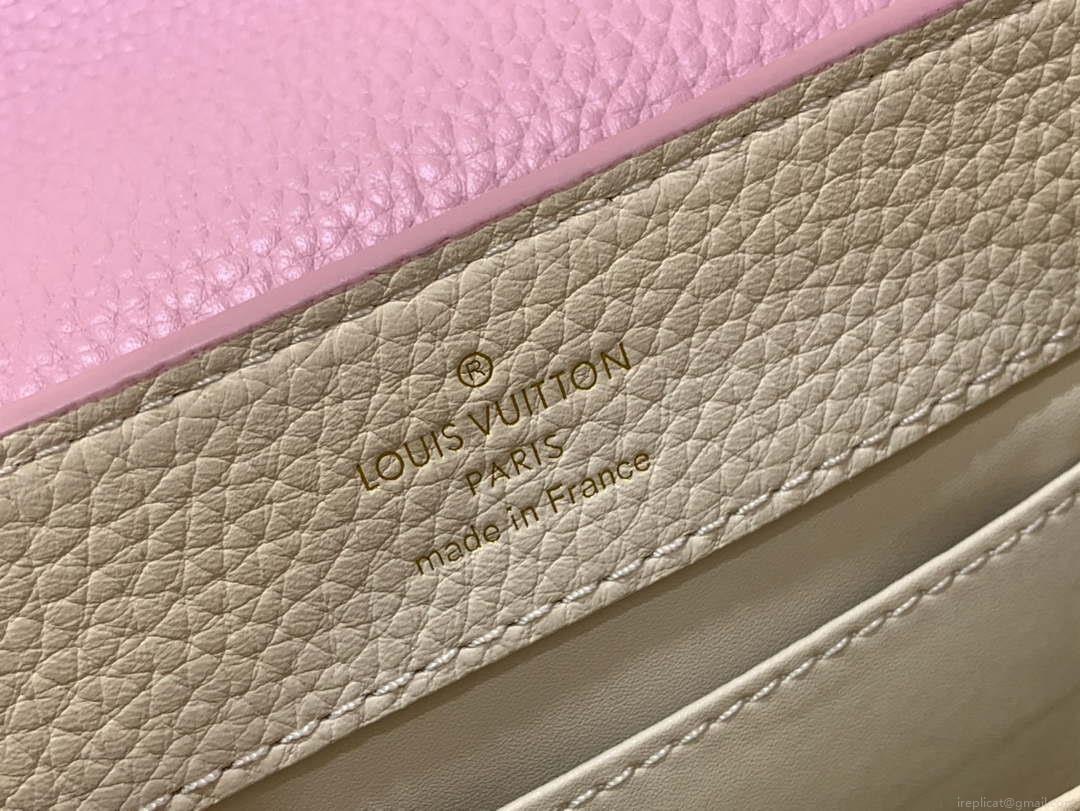 LV M22122 Louis Vuitton Capucines Mini Handbag Pink
