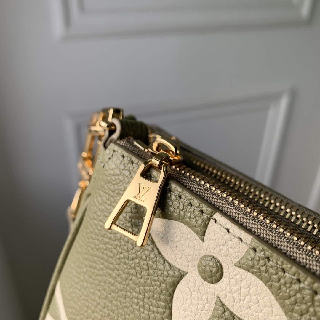 LV M80399 Louis Vuitton Multi Pochette Accessoires Bag Grass green