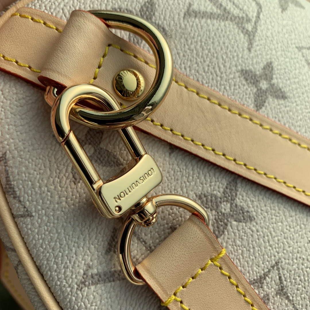 LV M46749 Louis Vuitton Speedy Bandoulière 25 Handbag Beige/Ocher