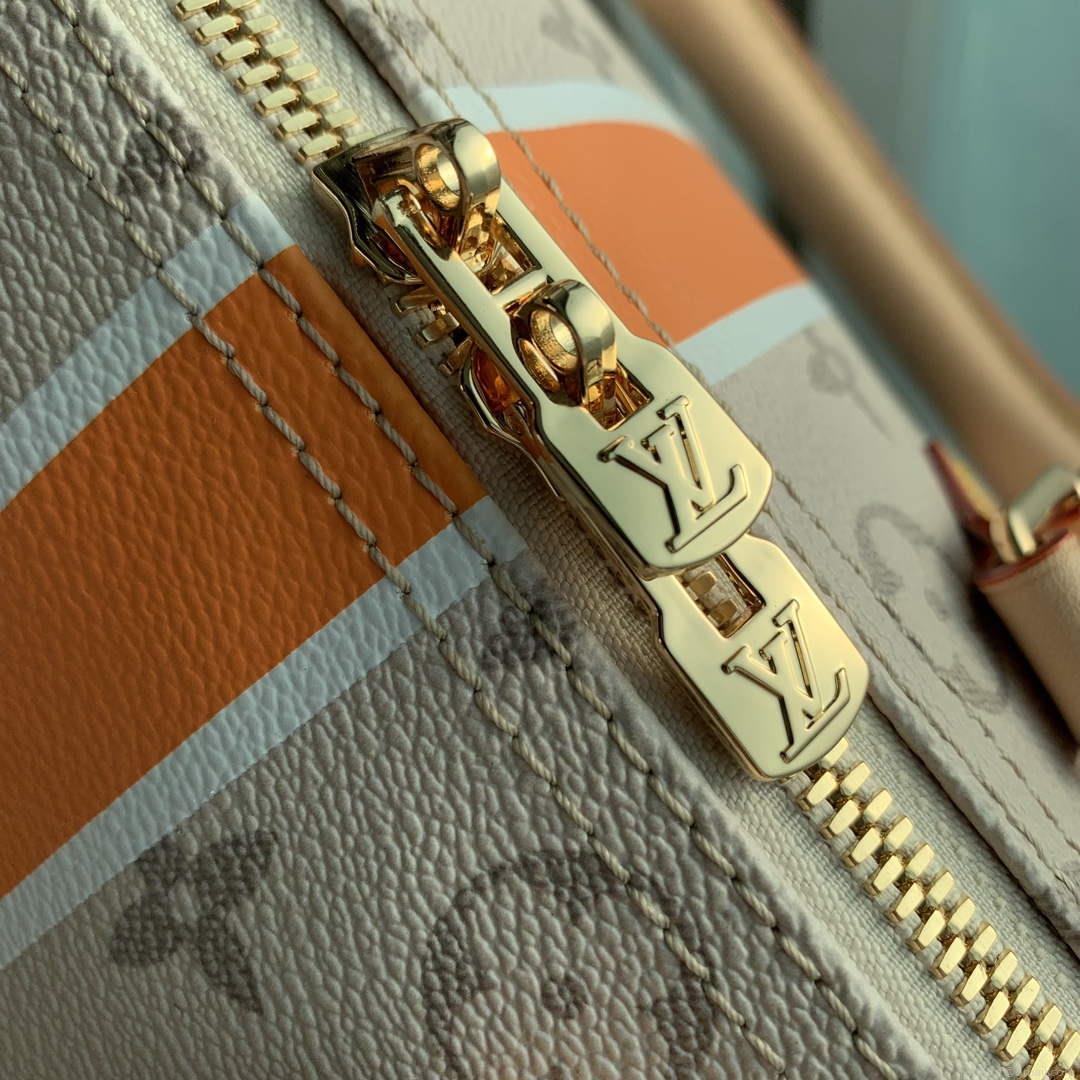 LV M46749 Louis Vuitton Speedy Bandoulière 25 Handbag Beige/Ocher