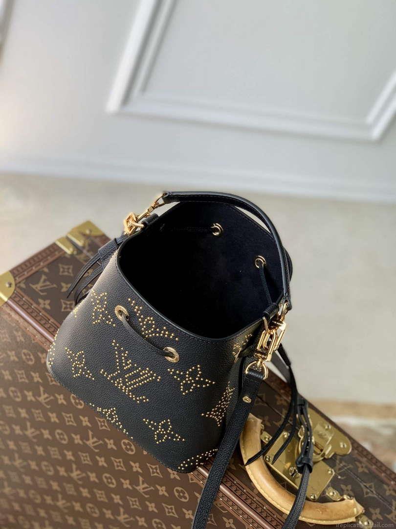 LV M46734 Louis Vuitton Néonoé BB Bucket Bag Black