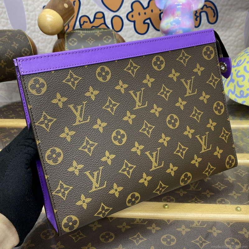 LV M82859 Louis Vuitton Pochette Voyage MM Bag Purple