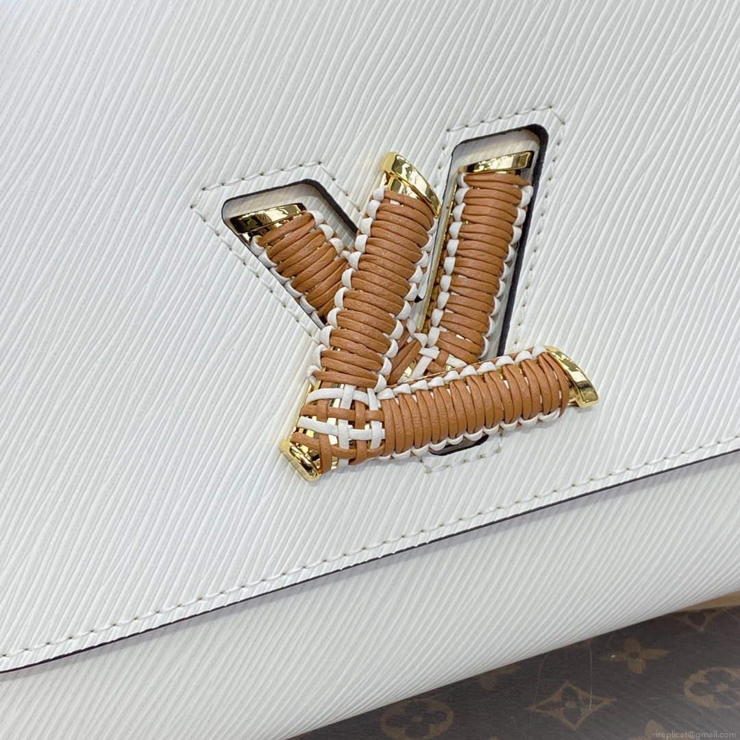 LV M22236 Louis Vuitton Twist MM Handbag Quartz