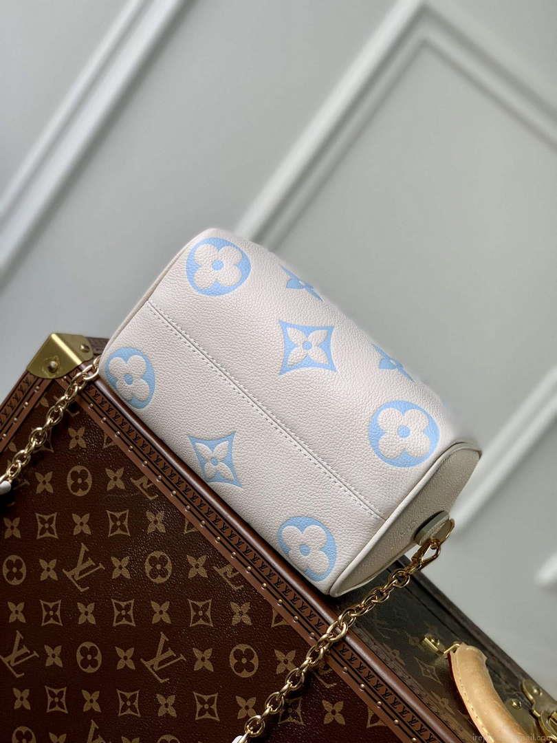 LV M46397 Louis Vuitton Speedy Bandoulière 20 Handbag Blue