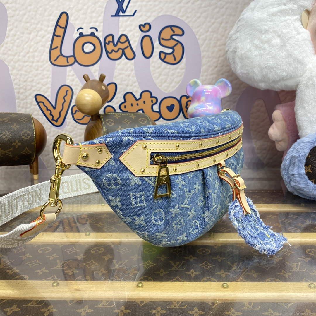 LV M46837 Louis Vuitton Venice High Rise Bumbag Monogram Denim