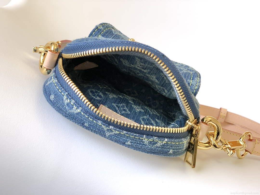 LV M82948 Louis Vuitton Fairfax Pochette Monogram Denim