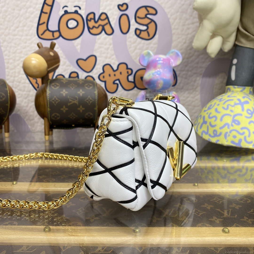 LV M23762 Louis Vuitton Pico GO-14 Bag Black/White
