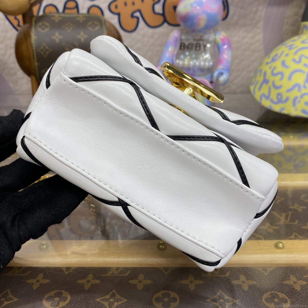 LV M23762 Louis Vuitton Pico GO-14 Bag Black/White