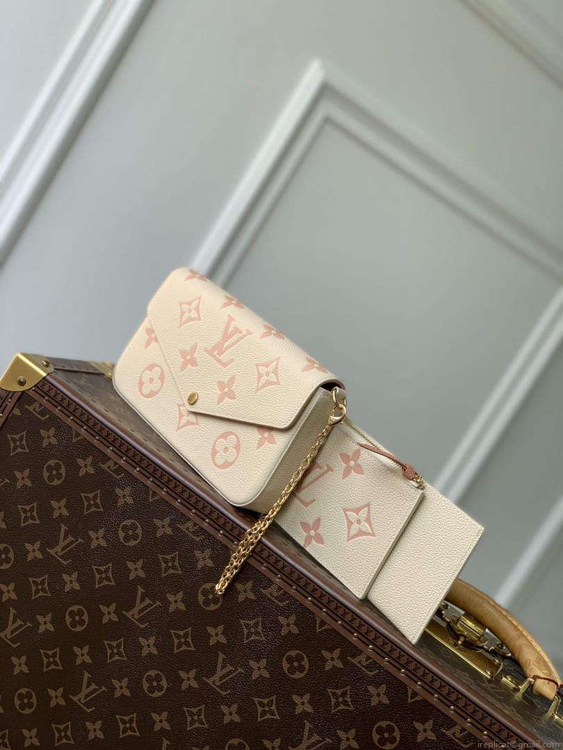 LV M82610 Louis Vuitton Pochette Félicie Bag Pink