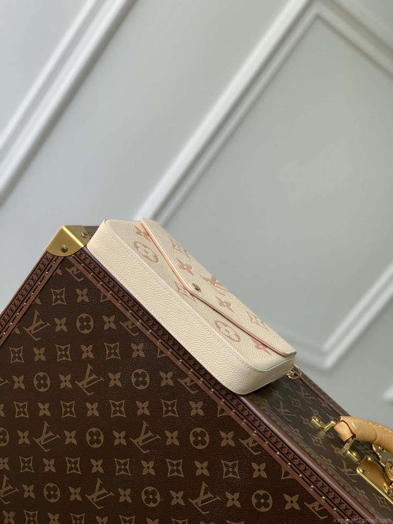 LV M82610 Louis Vuitton Pochette Félicie Bag Pink