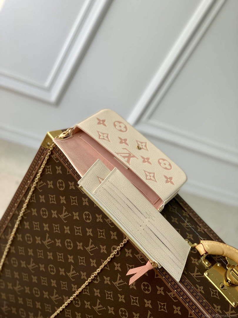 LV M82610 Louis Vuitton Pochette Félicie Bag Pink