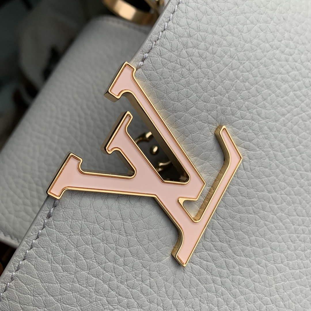 LV M23280 Louis Vuitton Capucines BB Handbag Ice Grey