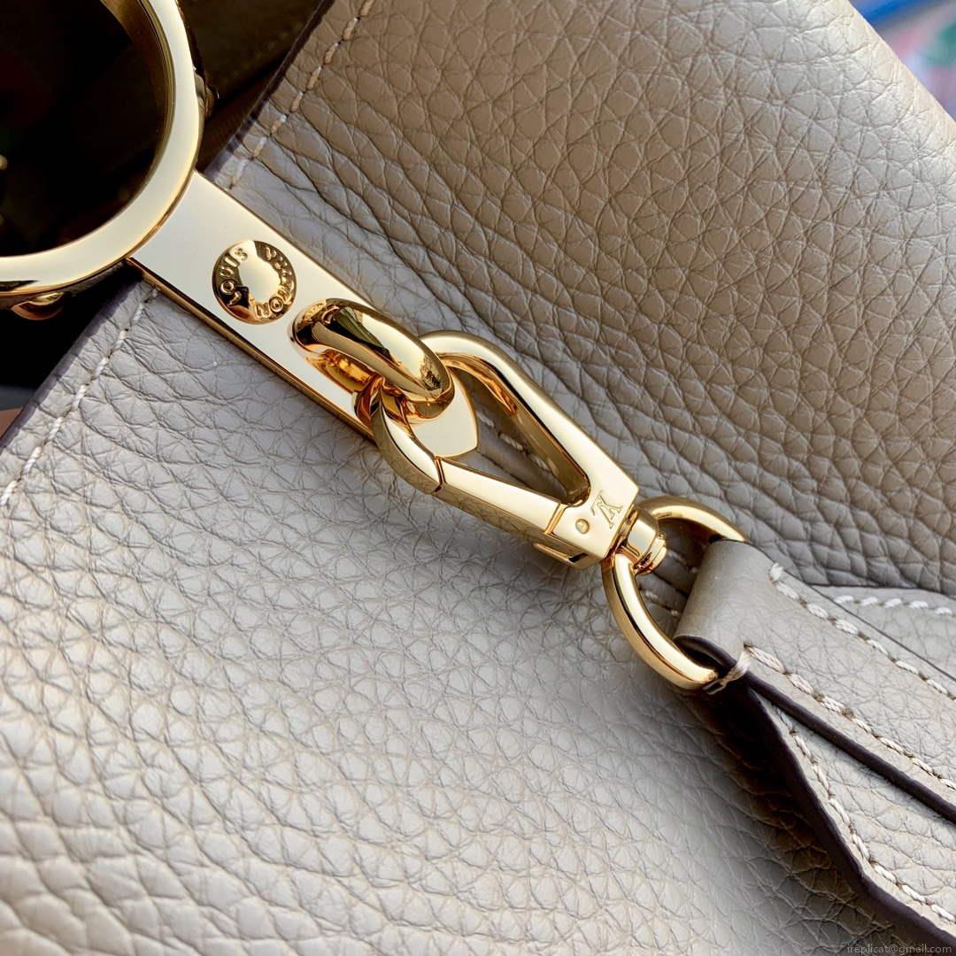 LV M24567 Louis Vuitton Capucines MM Handbag Galet